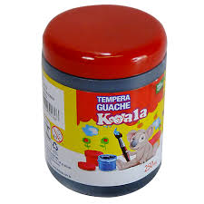 TINTA GUACHE KOALA 250ML PRETO 4213