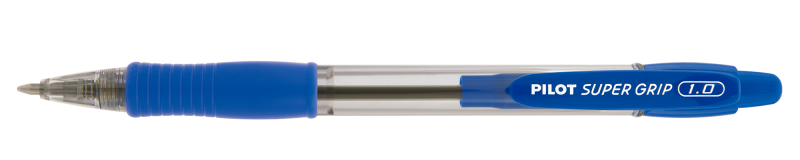 CANETA PILOT BPGP-SUPER GRIP-10R 1.0 AZUL