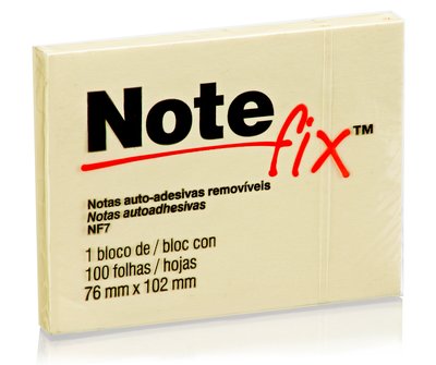 NOTEFIX 3M NFX7 76X102 100F AMARELO