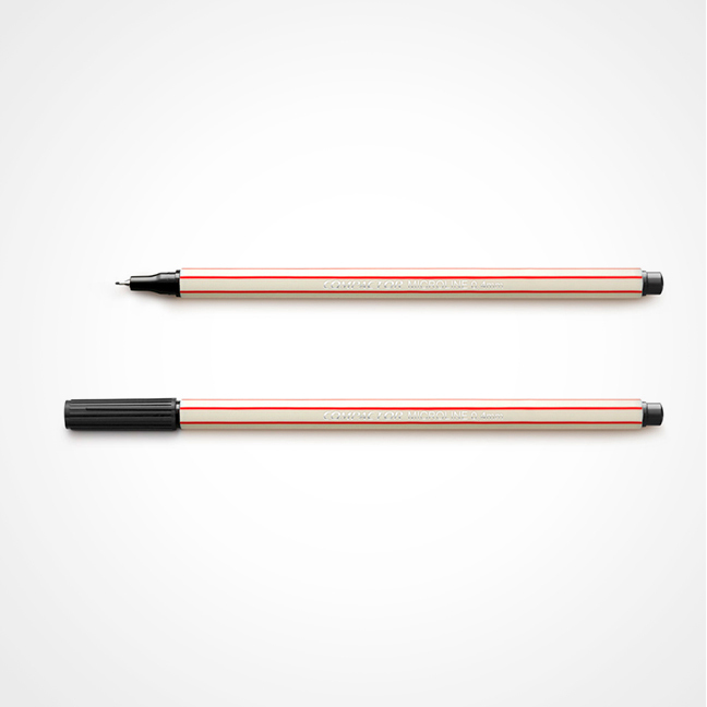 CANETA COMPACTOR MICROLINE 0.4MM PRETA