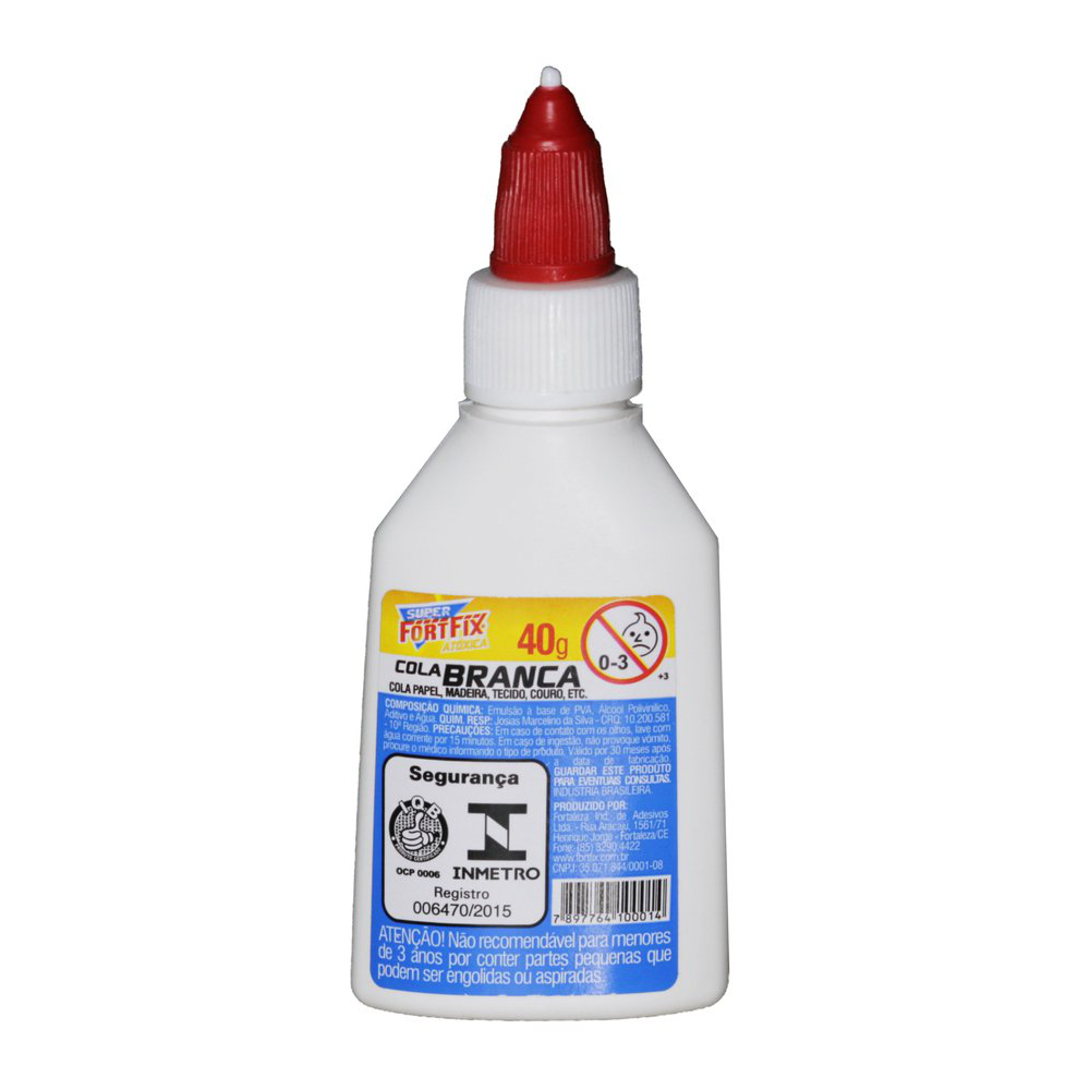 COLA FORTFIX BRANCA 40G