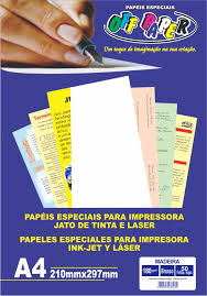 PAPEL OFF PAPER MADEIRA 180G A4 C/50F BRANCO