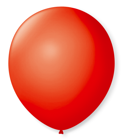 BALAO SAO ROQUE 7 LISO VERMELHO QUENTE