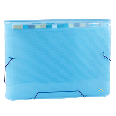 PASTA DAC SANFONADA 12 DIVISORIA 6090PP A4 AZUL