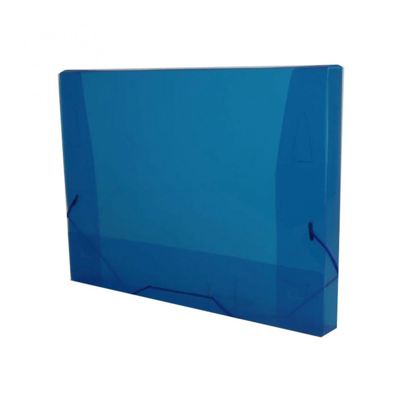 PASTA OF 3,5CM ALAPLAST TRANSP AZUL