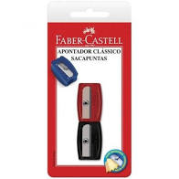 APONTADOR FABER CASTELL BLISTER C/2 CLASSICO SM/060100ZF