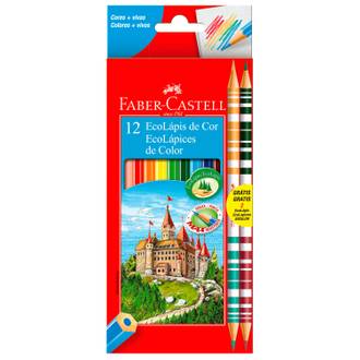 LAPIS DE COR FABER CASTEL C/10+2 BICOLOR 1201122B