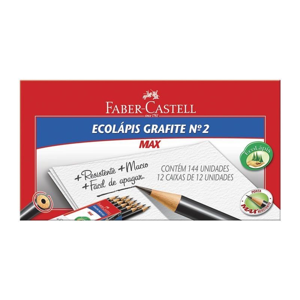 LAPIS FABER CASTELL 1205 MAX RED 1205M/144