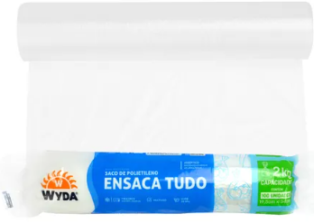 ENSACA TUDO WYDA 2KG 35X20CM COM 100 UNIDADES