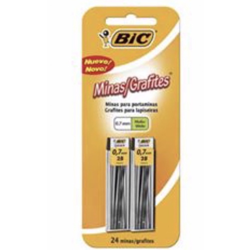 GRAFITE BIC BLISTER 0.5 2B C/2 854807