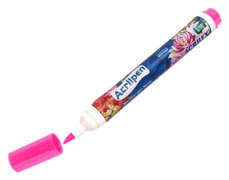 CANETA ACRILPEN ACRILEX 4412 537 ROSA