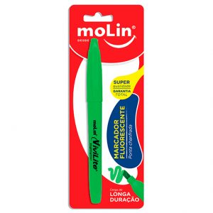 MARCA TEXTO MOLIN FLU VIVILITE BLISTER C/1 VERDE 9045