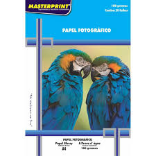 PAPEL FOTO A4 180G MASTERPRINT COM 20FLS 