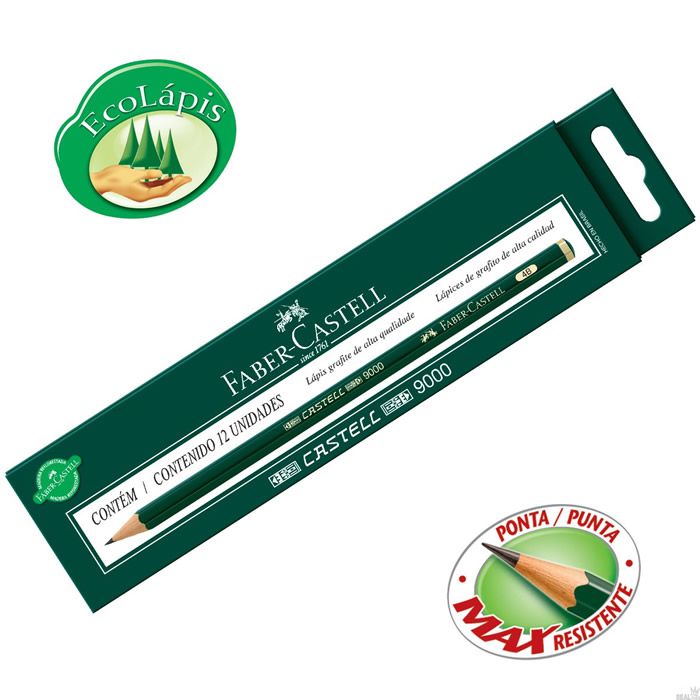 LAPIS FABER CASTELL REGENTE 9000 4B