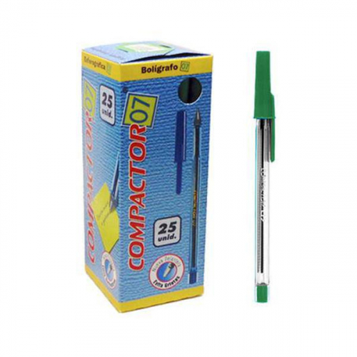 CANETA COMPACTOR 07 VERDE