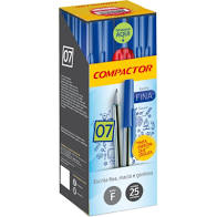 CANETA COMPACTOR 07 VERMELHA