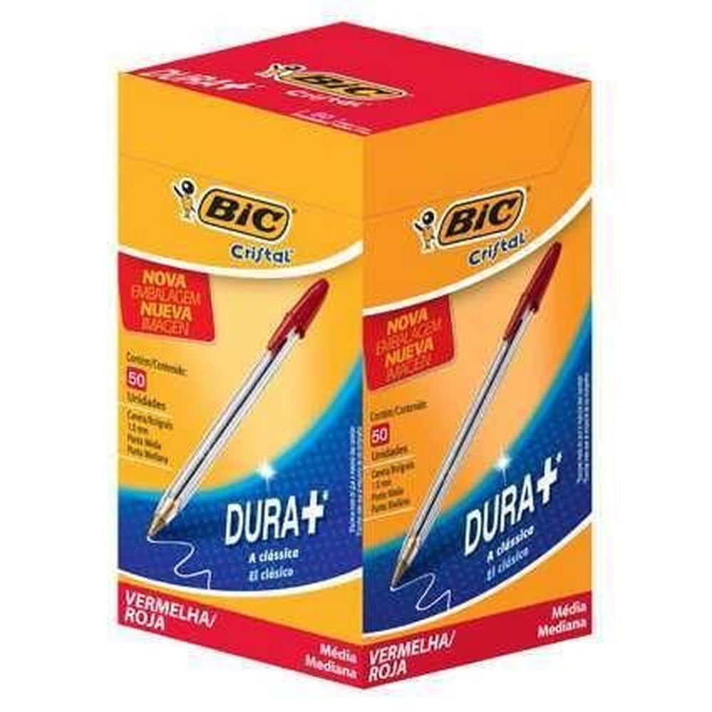 CANETA BIC CRISTAL VERMELHA 835206