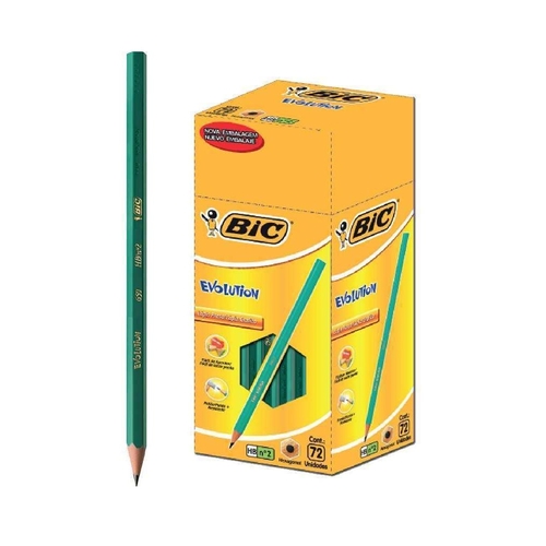 LAPIS BIC HB N.2 HEXAGONAL SEM BORRACHA  840641