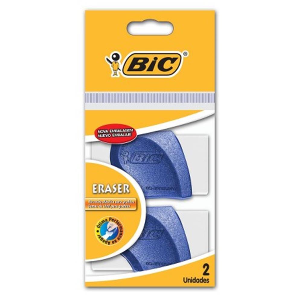 BORRACHA BIC BLISTER  ERASER BRANCO C/2 884643