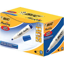MARCADOR PARA QUADRO BRANCO BIC WBMKR AZUL 904401