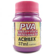 TINTA ACRILEX PVA 37ML 3240 549 MAGENTA