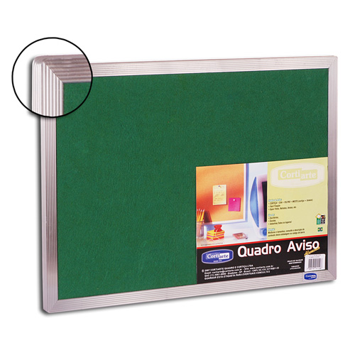 QUADRO AVISO CORTIARTE 60X45 FELTRO 1120