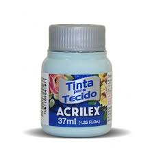 TINTA ACRILEX TECIDO 37M FOSCA 4140 552 VERDE GLACIAL