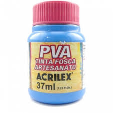 TINTA ACRILEX PVA 37ML 3240 503 AZUL CELESTE