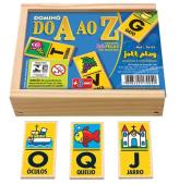 DOMINO JOTTPLAY DO A  AO Z  24 PECAS MADEIRA