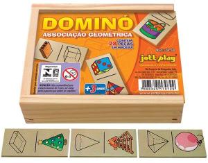 DOMINO JOTTPLAY FORMAS GEOMETRICAS 28 PECAS