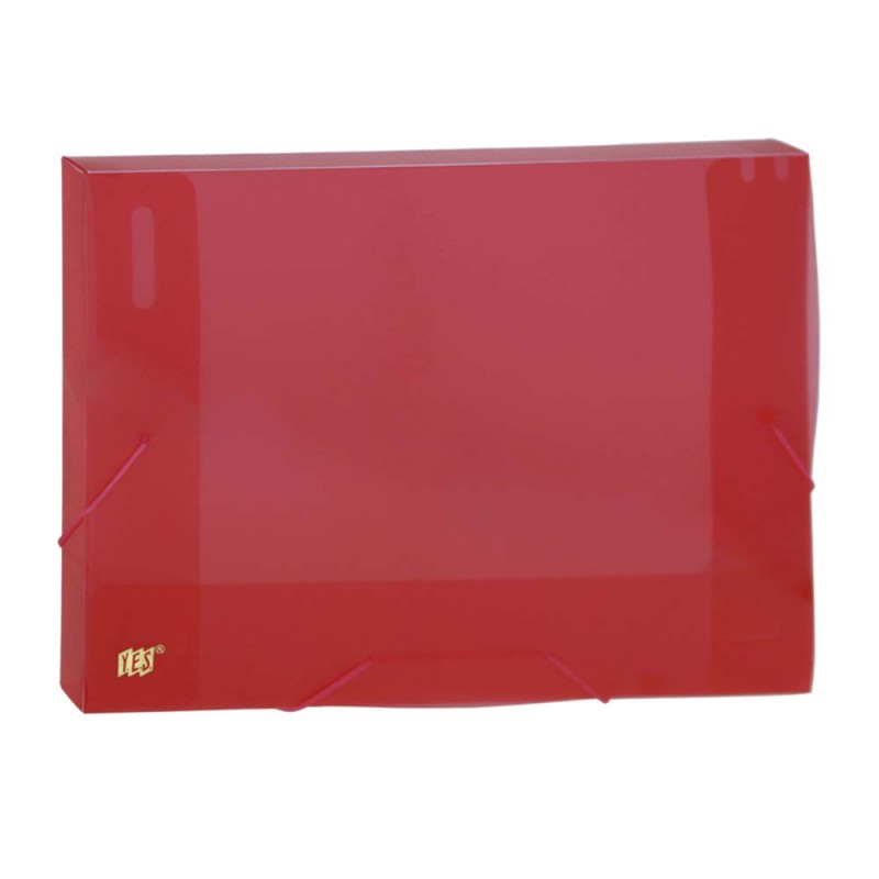 PASTA YES COM ELASTICO 2CM OFICIO CX020S VERMELHA