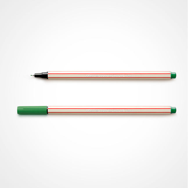 CANETA COMPACTOR MICROLINE 0.4MM VERDE