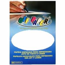 PAPEL OFF PAPER CASCA DE OVO 180G A4 C/50F BRANCO