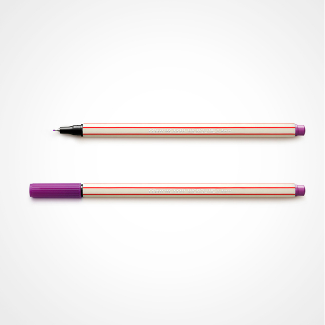 CANETA COMPACTOR MICROLINE 0.4MM VIOLETA