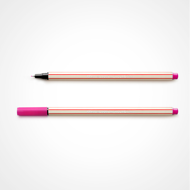 CANETA COMPACTOR MICROLINE 0.4MM ROSA