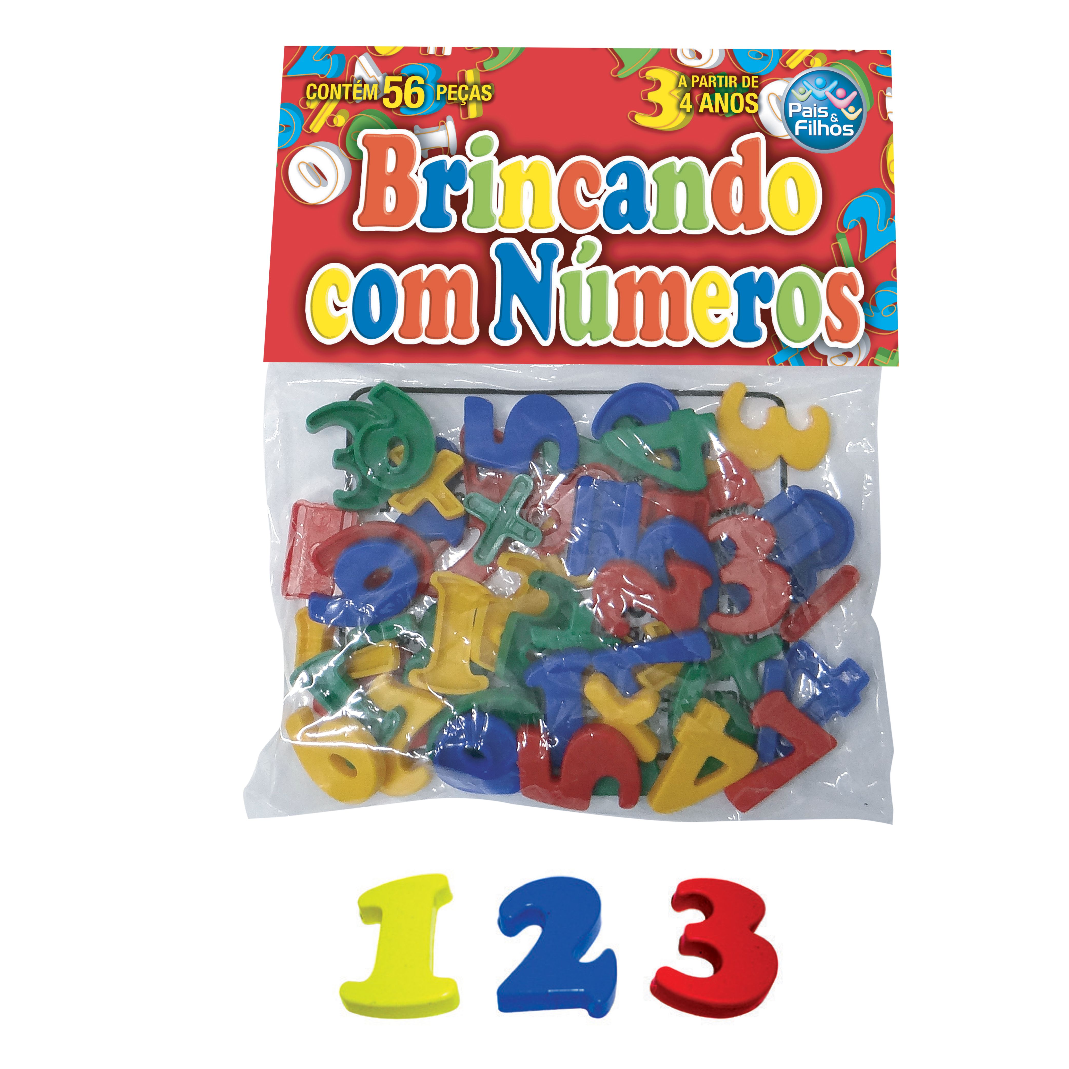 BRINCANDO C/NUMEROS PAIS E FILHOS 4743