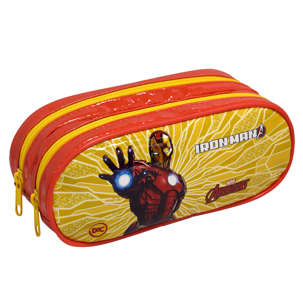 ESTOJO ESCOLAR DAC DUPLO HOMEM DE FERRO 2789