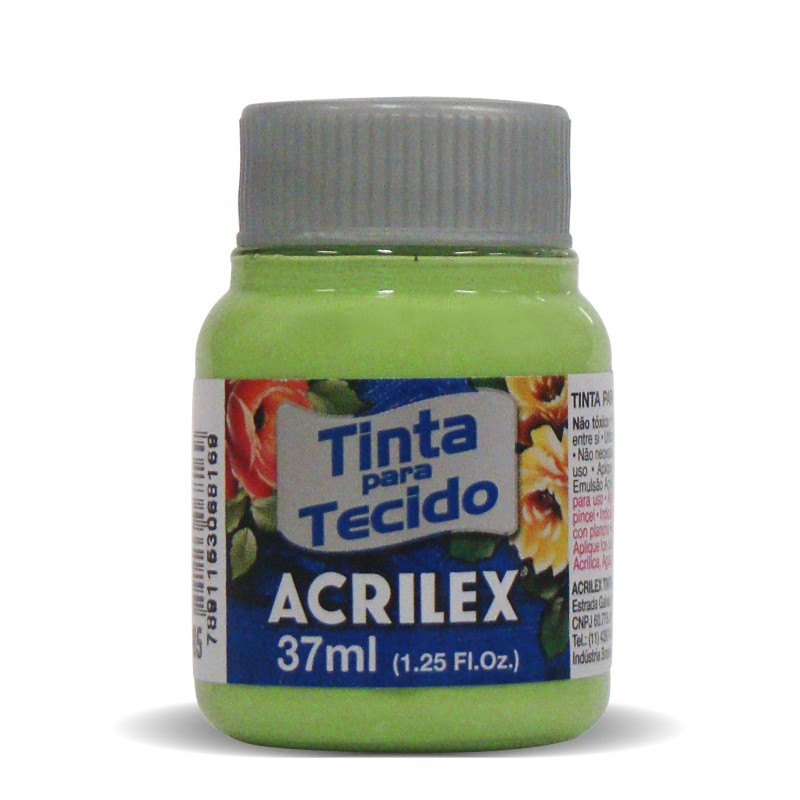TINTA ACRILEX TECIDO 37M FOSCA 4140 985 VERDE KIWI
