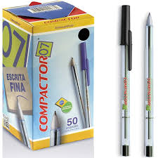 CANETA COMPACTOR 07  PRETA