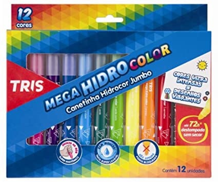 CANETA TRIS HIDROCOR C/12 DUPLA 683744