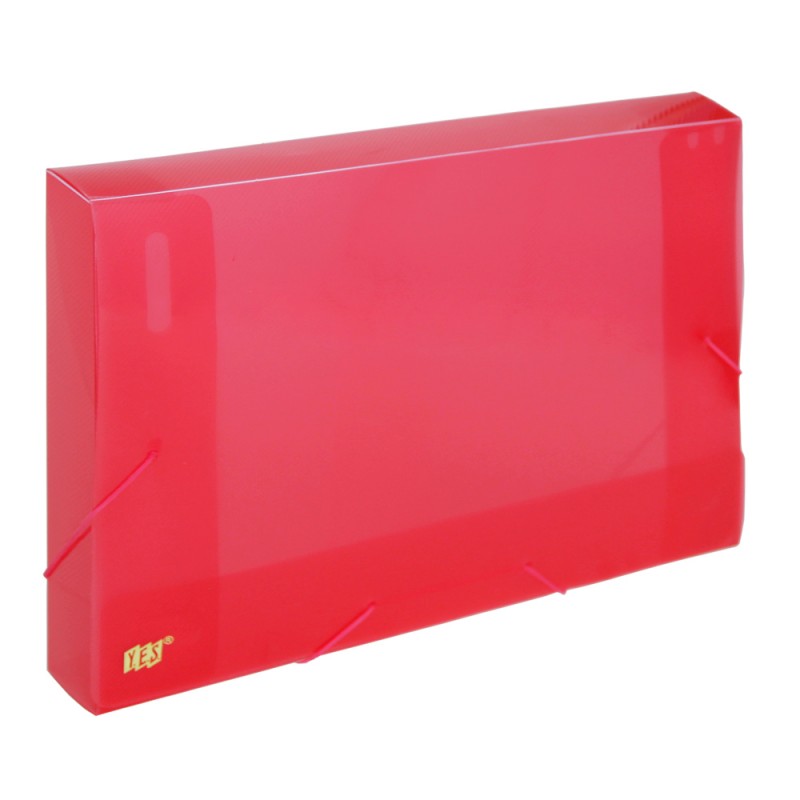 PASTA YES COM ELASTICO 4CM OFICIO CX040S VERMELHA