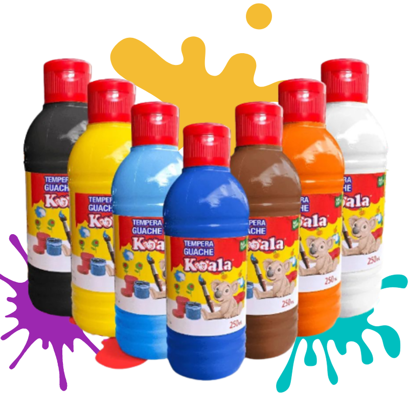 TINTA GUACHE KOALA 250ML LARANJA 4215