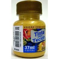 TINTA ACRILEX TECIDO 37M METALICA 4340 532 OURO