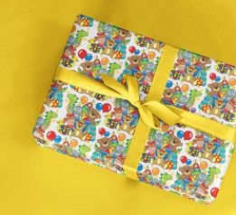 PAPEL PRESENTE VGESSELE C/10 FOLHAS BRINQUEDOS SORRIDENTES 138
