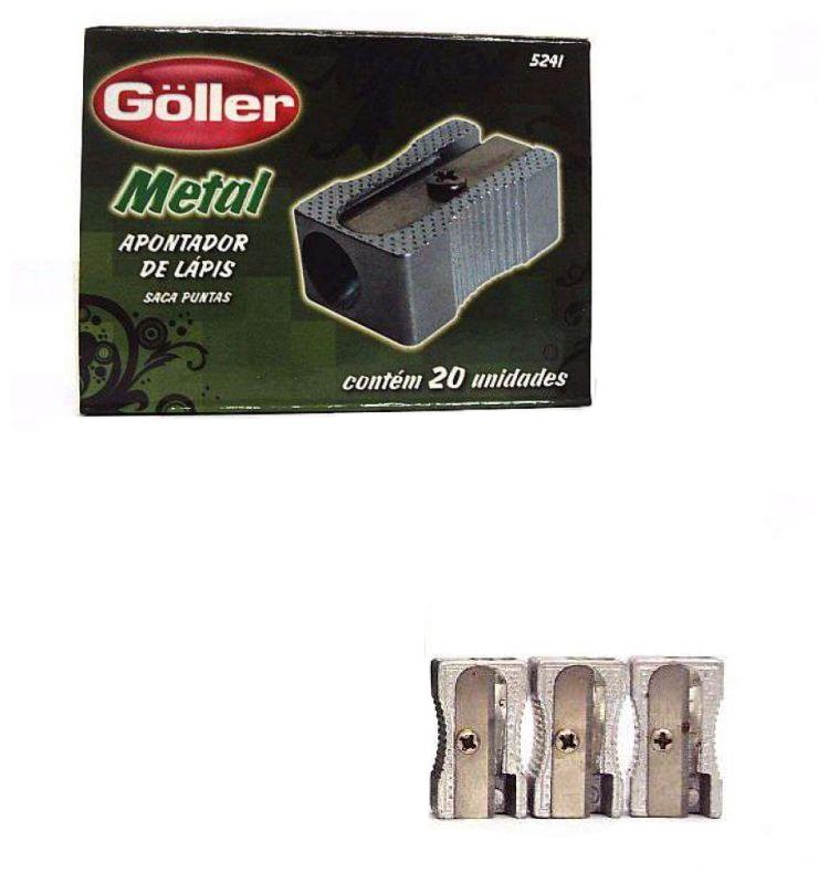 APONTADOR GOLLER METAL RETANGULAR G148 5241