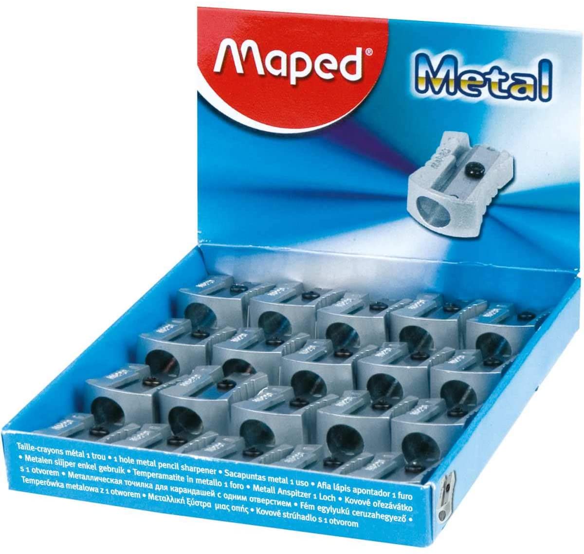 APONTADOR MAPED METAL 1 FURO 506600
