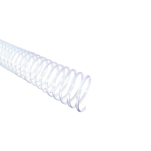ESPIRAL PARA ENCADERNAÇÃO 20MM COPY ART A4 COM 80 UNIDADES TRANSPARENTE