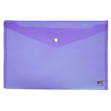 MALOTE DAC A4 C/BOTAO 653PP LILAS