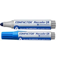 MARCADOR PARA QUADRO BRANCO COMPACTOR AZUL