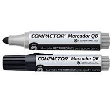 MARCADOR PARA QUADRO BRANCO COMPACTOR PRETO